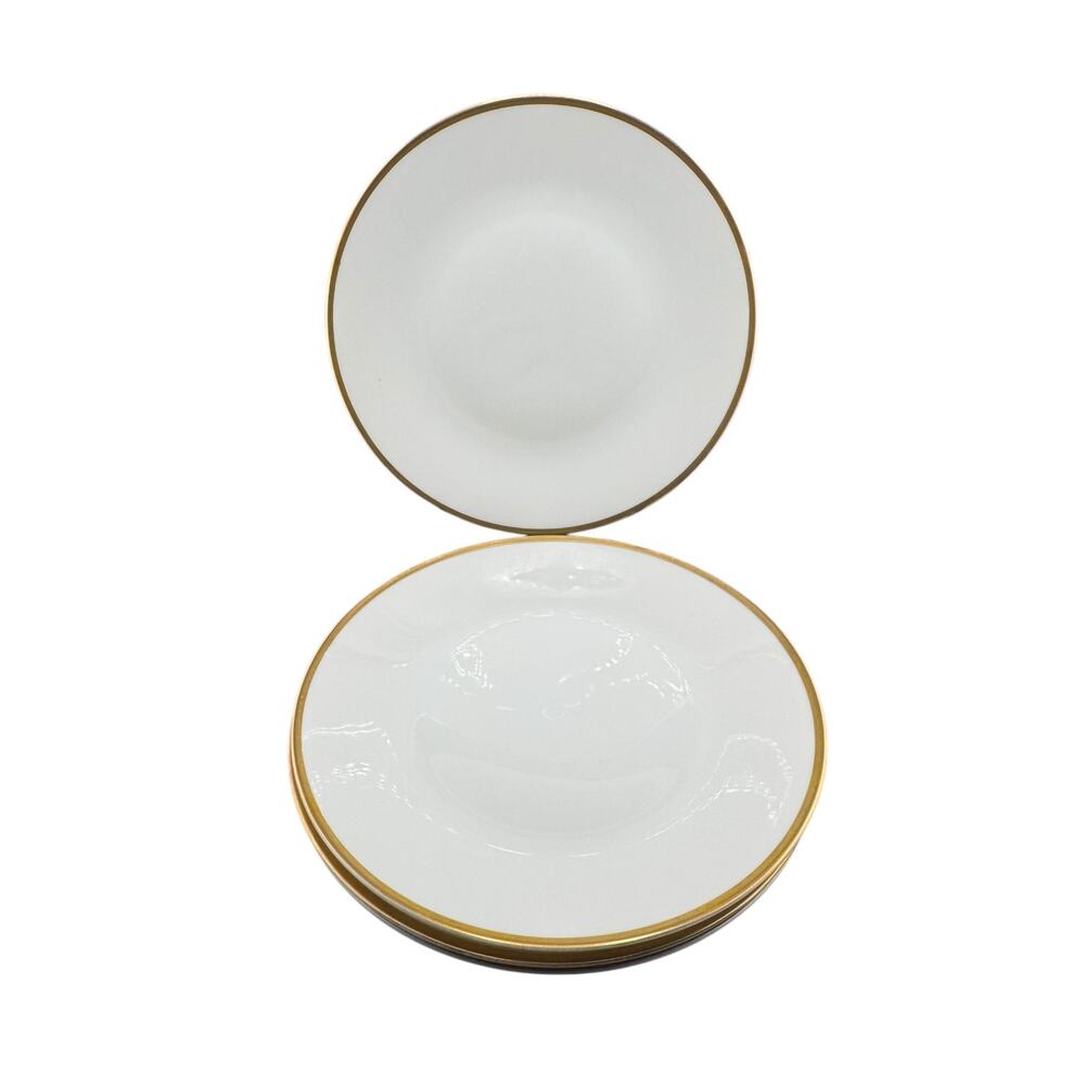 Vintage Hutschenreuther Porcelain Salad Plates Noblesse Pattern Set of 4